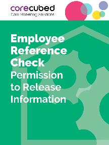 Employee Reference Check Permission to Release Information