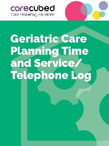 Geriatric Care Planning Time and Service/Telephone Log