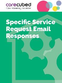 Specific Service Request Email Responses