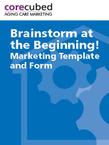Brainstorm at the Beginning: Marketing Template & Form