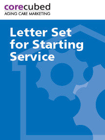 Letter Set for Starting Home Care Service