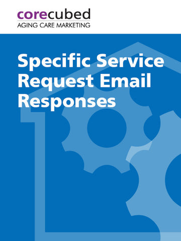 Specific Service Request Email Responses